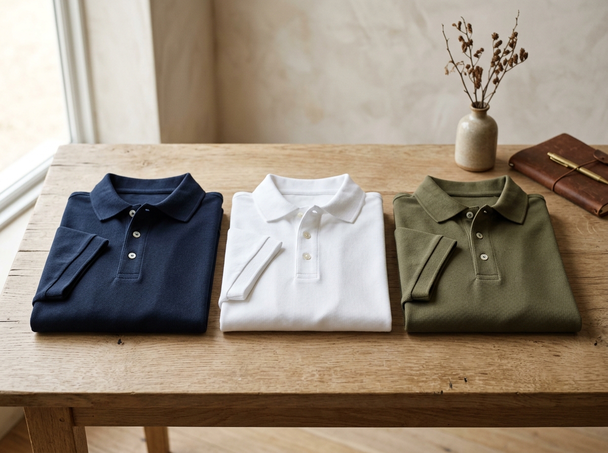 Classic Pique Cotton Polo Shirt