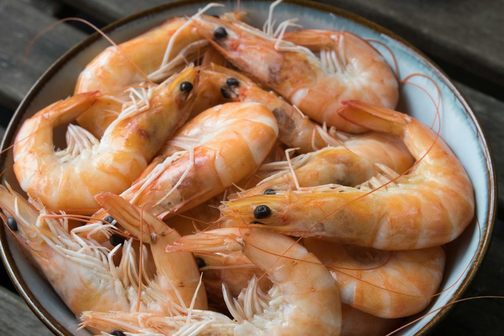 Udang windu segar tangkapan nelayan di dalam wadah es siap olah.